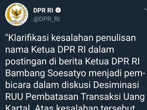 Salah Sebut Bambang Setya Novanto, Admin Twitter DPR Minta Maaf