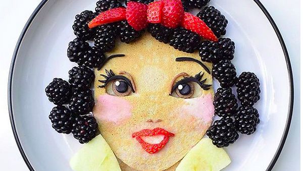 Lucu Banget! Saat Tokoh Kartun Favorit Anak Ada di Piring Makan