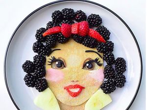 Lucu Banget! Saat Tokoh Kartun Favorit Anak Ada di Piring Makan