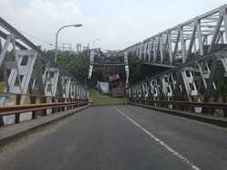 Perbaikan Jembatan Babat Rampung H-10 Lebaran
