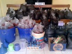Polres Cianjur Ungkap Miras Oplosan Berbahan Cairan Pembersih