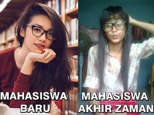 Meme Kocak Mahasiswa Baru vs Tingkat Akhir