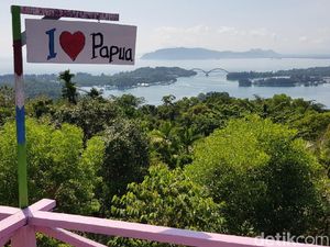 Foto: Bukit Jokowi di Papua yang Instagramable