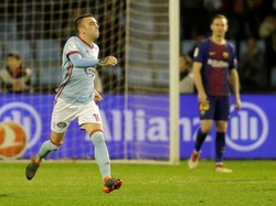 4. Ini menjadi musim tersubur Iago Aspas di La Liga usai mencetak 22 gol buat Celta Vigo. Ia pernah mencetak 23 gol sepanjang musim buat Celta pada 2011/2012, tapi itu terjadi di divisi Segunda. (Foto: Miguel Vidal/ Reuters)