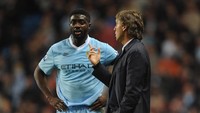 Kolo Toure. Ia bermain untuk Arsenal si kampiun musim 2003/2004 sebelum meraih gelar berikutnya bersama Manchester City musim 2011/2012. (Foto: Michael Regan/Getty Images)