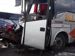 Ini Cerita Penumpang Sebelum Bus Eka Adu Muka dengan Mira di Ngawi