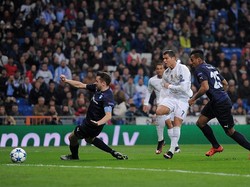 Dari perhitungan sejak musim 2013/14, Cristiano Ronaldo di tempat ketiga sebagai pemain paling banyak tembakannya kena tiang di Liga Champions. Ronaldo catatkan 13 kali (Denis Doyle/Getty Images)