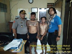 Pemuda Mabuk Rusak Pos Polisi di Garut