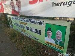 Tim Sudirman-Ida Temukan Spanduk Diduga Kampanye Hitam