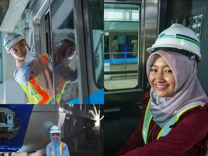Foto: Senyum Manis Masinis Perempuan Pertama MRT