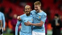 David Silva, eks rekan setim De Bruyne di City punya koleksi 93 assist (Getty Images)