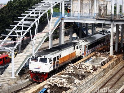 Penampakan Terkini Pembangunan Stasiun Buaran
