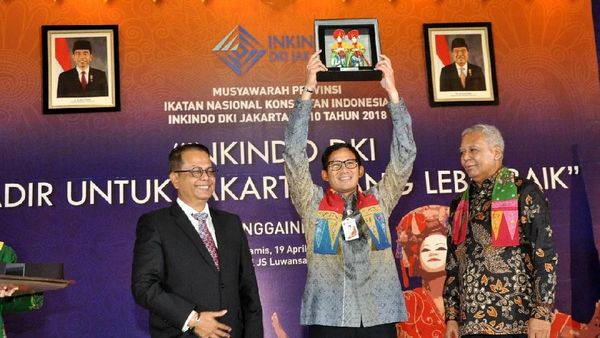 Sandiaga Uno Buka Musprov INKINDO DKI Jakarta