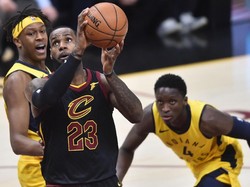 LeBron 46 Poin, Cavs Samakan Skor Kontra Pacers