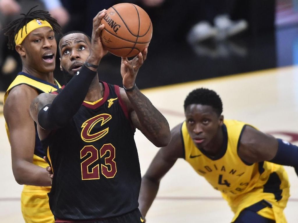 LeBron 46 Poin, Cavs Samakan Skor Kontra Pacers LeBron 46 Poin, Cavs Samakan Skor Kontra Pacers