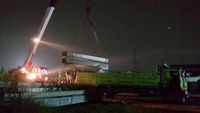 Perbaikan Jembatan Babat yang Ambrol Langsung Dikebut