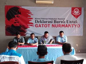 Aliansi Buruh Pelabuhan Deklarasi Dukung Gatot Capres 2019