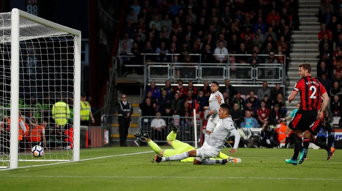 Man United memimpin 1-0 dari tuan rumah Bournemouth di babak I. (Foto: John Sibley /Action Images via Reuters)