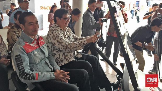 Jokowi di IIMS 2018