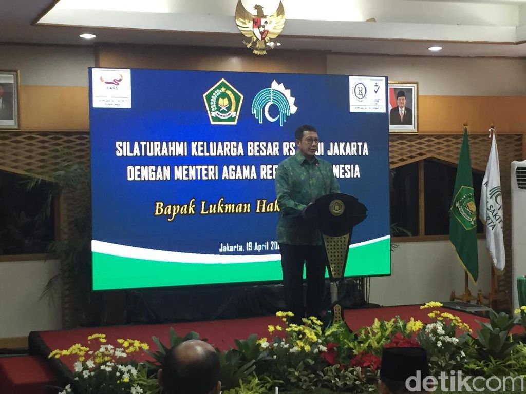 Menag Hadiri Peluncuran Jam Kesehatan di RS Haji Jakarta Menag Hadiri Peluncuran Jam Kesehatan di RS Haji Jakarta