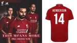 Merah Retro Jersey Baru Liverpool