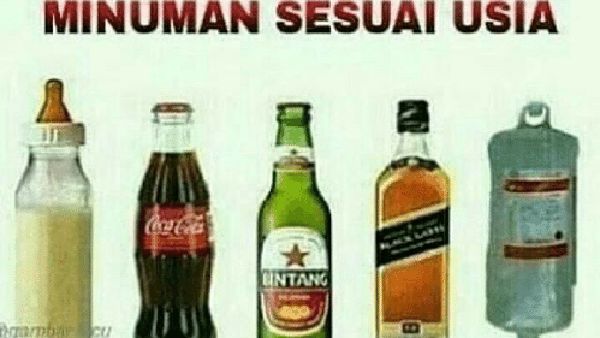 10 Meme Soal Minuman yang Bikin Ketawa Siang-siang