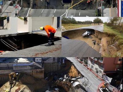 Penampakan Lubang Menganga di Berbagai Belahan Dunia