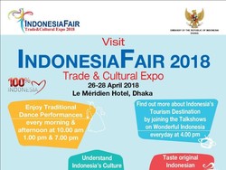 Batik hingga Tarian Daerah RI akan Ditampilkan di Dhaka Bangladesh