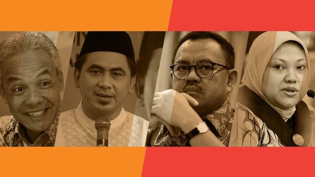 SMRC: Ganjar-Yasin Unggul Jauh dari Sudirman-Ida di Pilkada