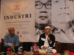 President University Pertemukan Paslon Pilgub Jabar & Pengusaha President University Pertemukan Paslon Pilgub Jabar & Pengusaha