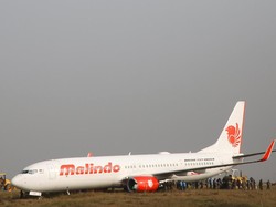 Video Pesawat Malindo Air yang Tergelincir di Nepal