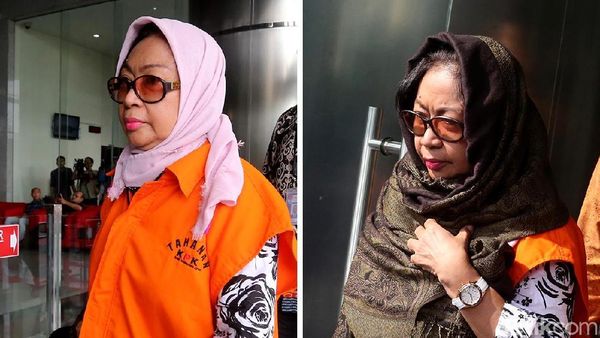 Unik, Tahanan Ini Masuk dan Keluar Gedung KPK dengan Jilbab Berbeda