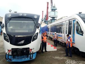 Sisa Kereta LRT Palembang Made in Madiun Dikirim Juli