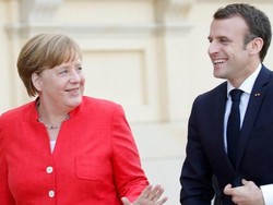 Macron dan Merkel Tegaskan Penguatan Poros Prancis-Jerman