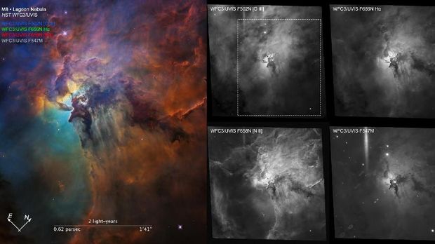 Perjalanan ke Nebula Lagoon, Merekah Akibat Ledakan Bintang