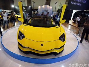 Eksotisnya Lamborghini Kuning Seharga Rp 18 Miliar di IIMS 2018