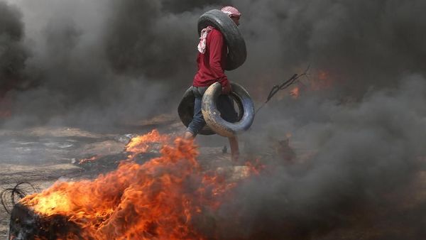 Situasi Bentrok di Perbatasan Gaza-Israel yang Tewaskan 4 Orang