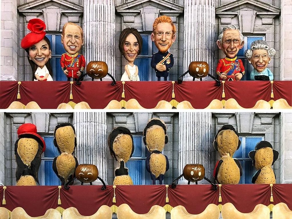 Wow! Kacang Tanah Diubah Jadi Miniatur Keluarga Kerajaan Inggris Saat Pesta Pernikahan Wow! Kacang Tanah Diubah Jadi Miniatur Keluarga Kerajaan Inggris Saat Pesta Pernikahan