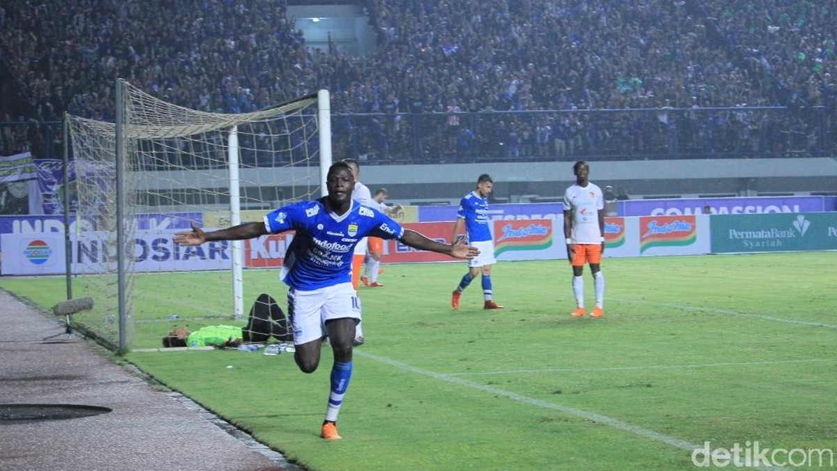 Striker Persib Bandung, Ezechiel NDouassel. (Foto: Wisma Putra/detikcom)