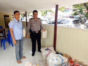 Polisi Sita 1.000 Liter Miras Ballo di Makassar