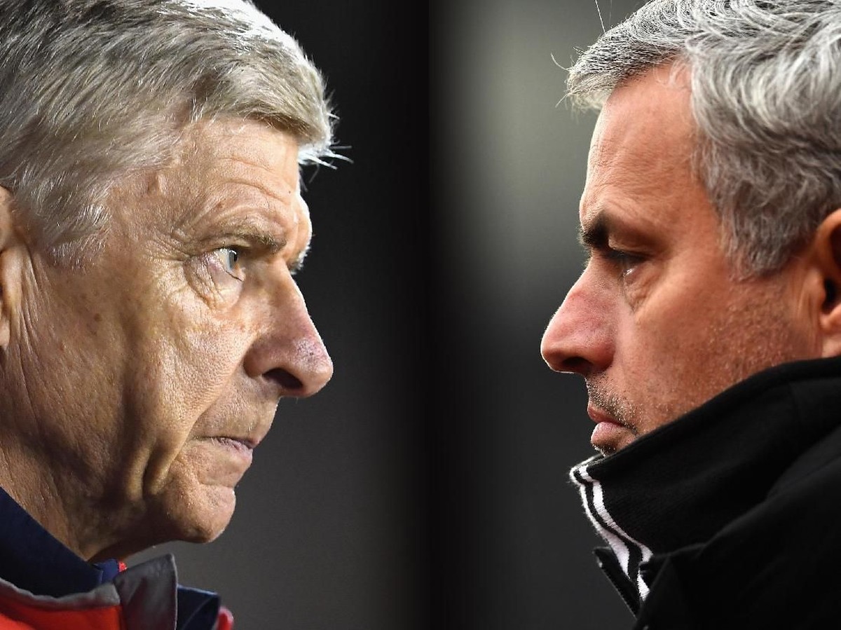 Arsene Wenger dan Jose Mourinho akan menjadi analis beIN di final Liga Champions (Laurence Griffiths/Getty Images)