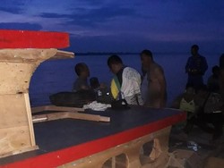 Tabrak Tunggul Kayu, Kapal Kapolres Labuhanbatu Sumut Tenggelam