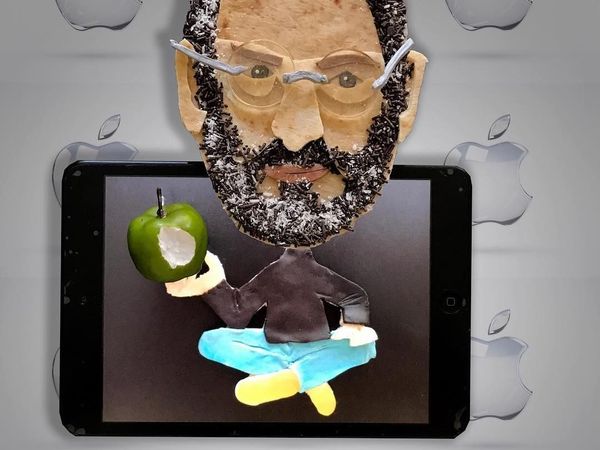 Wouw! Seniman Ini Ubah Roti Jadi Sosok Steve Jobs hingga Albert Einstein
