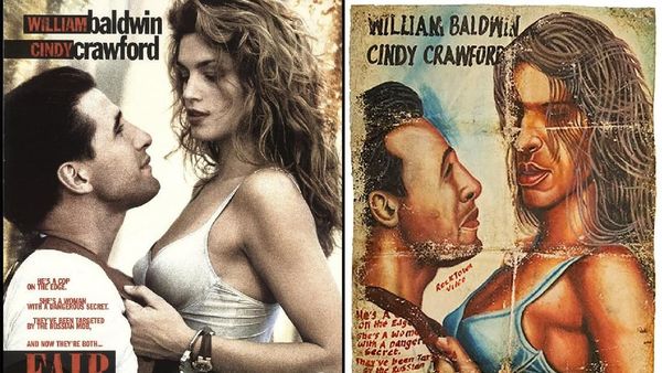 Deretan Poster Film Jadul yang Dilukis Tangan di Afrika