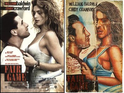 Deretan Poster Film Jadul yang Dilukis Tangan di Afrika