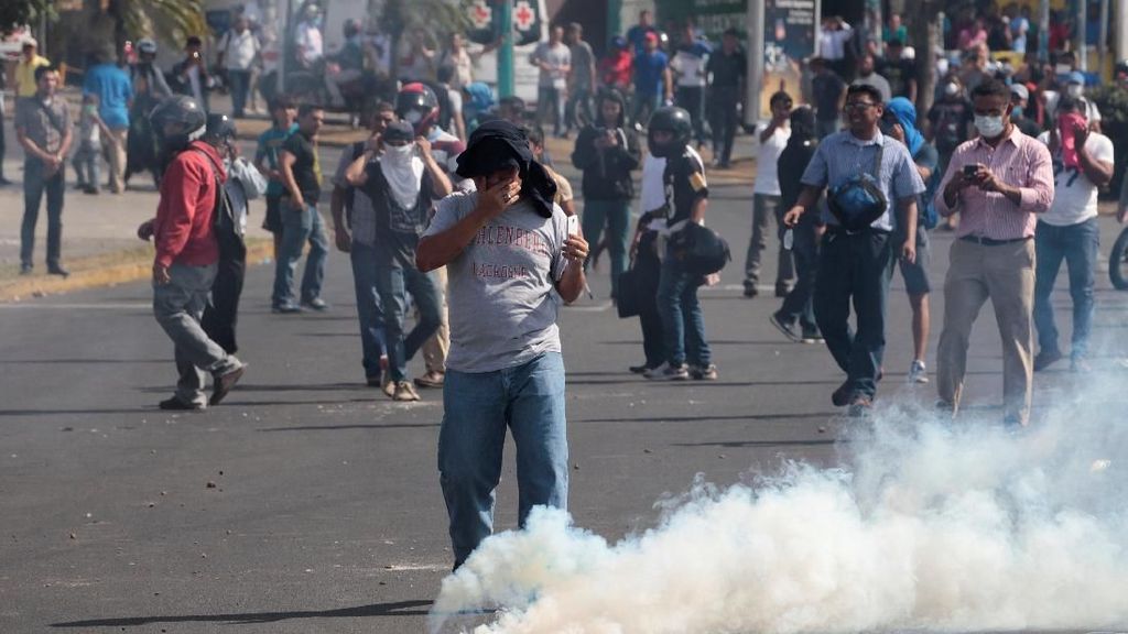 Potret Aksi Protes di Nikaragua yang Tewaskan 10 Orang