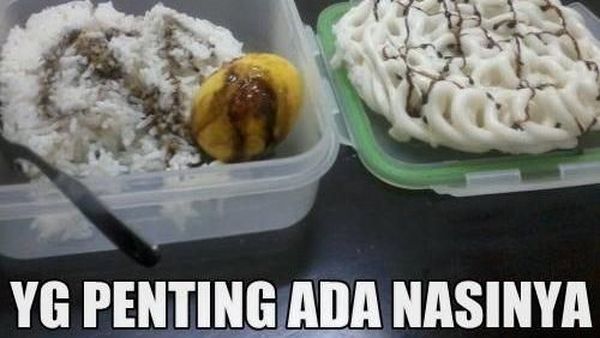 Bener Banget! Meme Makanan di Tanggal Tua Ini Bikin Senyum Kecut