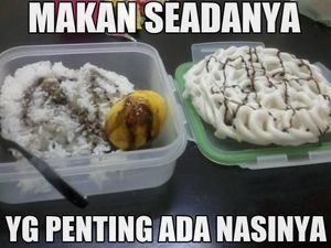 Bener Banget! Meme Makanan di Tanggal Tua Ini Bikin Senyum Kecut