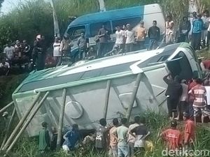 Sopir Bus yang Sebabkan 3 Muslimat Meninggal jadi Tersangka