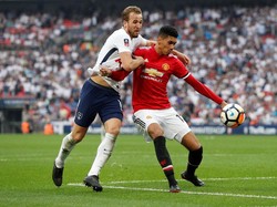 Skor 1-1 bertahan hingga jeda. Di awal babak kedua, MU dan Spurs saling mencoba mencari gol kedua. Spurs tak banyak bereaksi setelah Harry Kane kurang maksimal di laga ini. (Foto: John Sibley/Reuters)